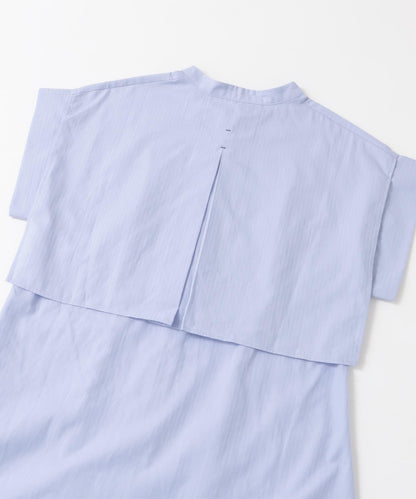 後層疊無袖襯衫