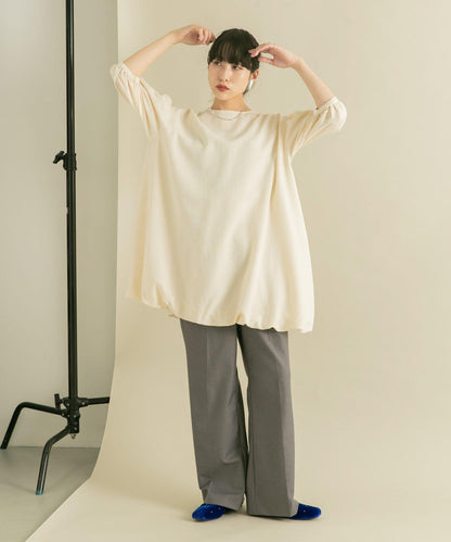 泡泡袖迷你連衣裙