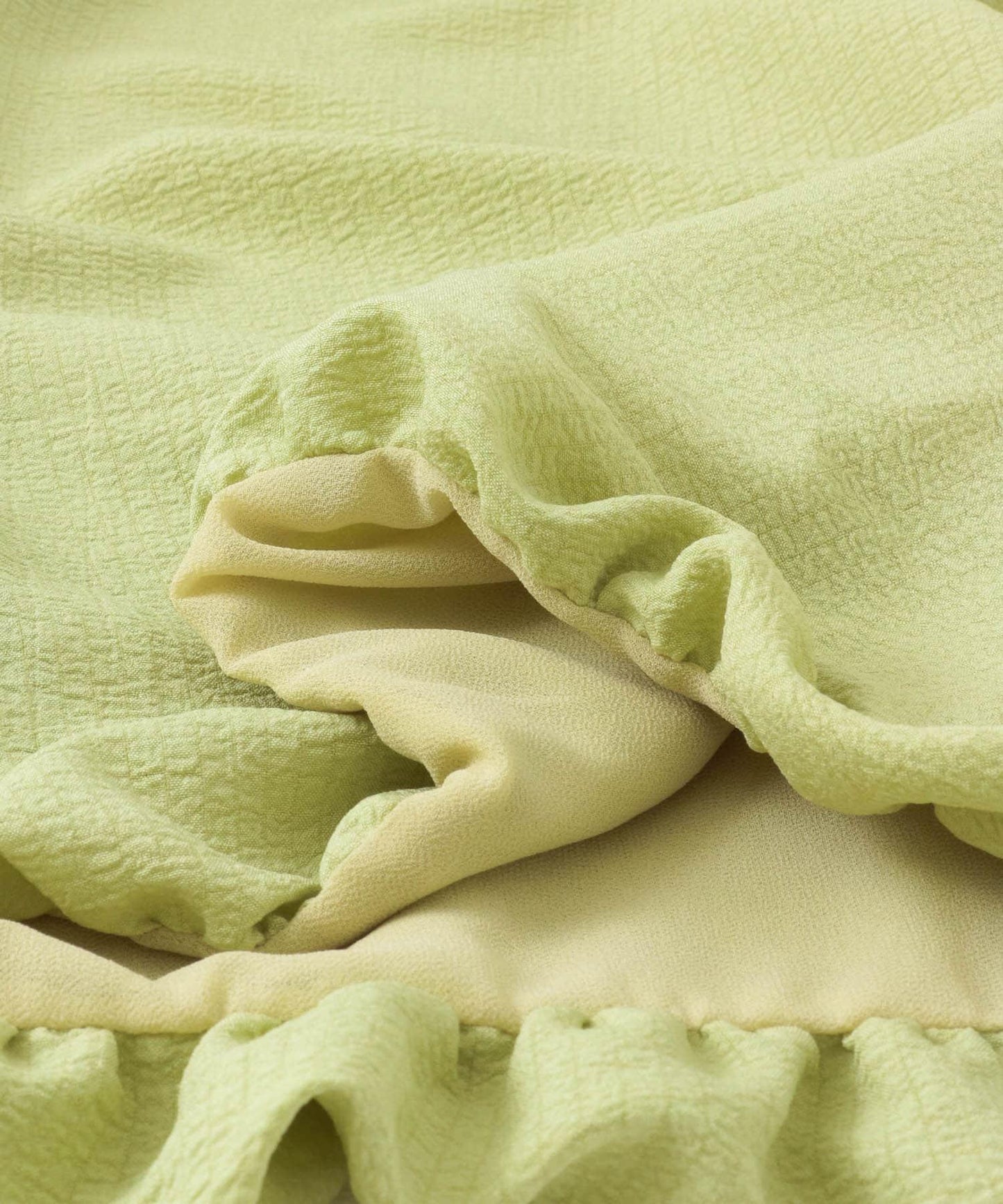 泡泡袖迷你連衣裙