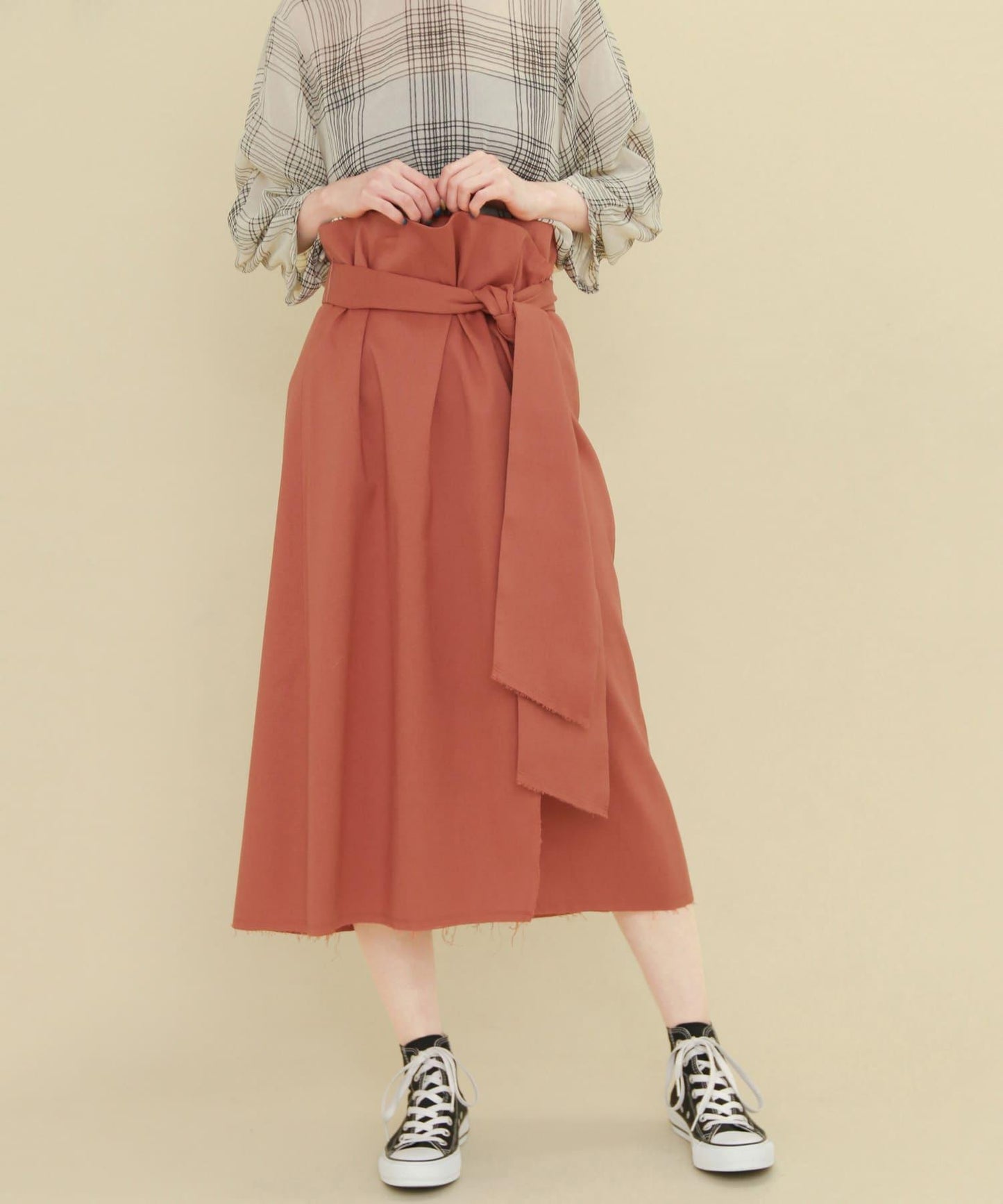 2WAY裹身吊帶連衣裙∴