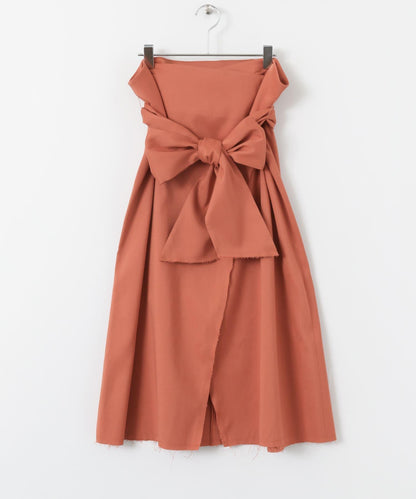 2WAY裹身吊帶連衣裙∴