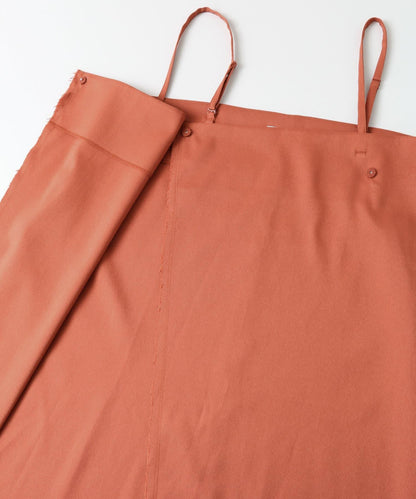 2WAY裹身吊帶連衣裙∴