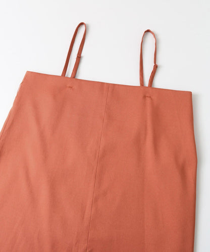 2WAY裹身吊帶連衣裙∴