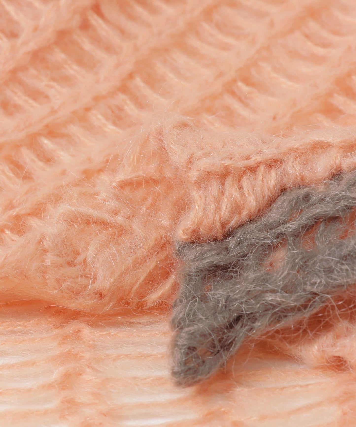 透視馬海毛吊帶連衣裙