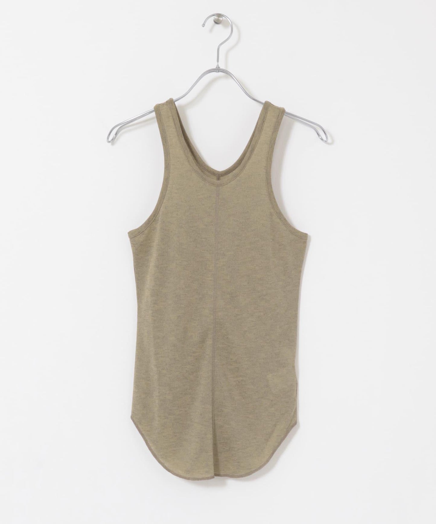 亞麻風無袖背心