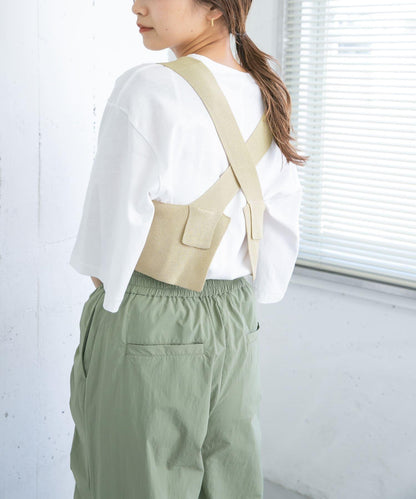 背部交叉針織吊帶背心