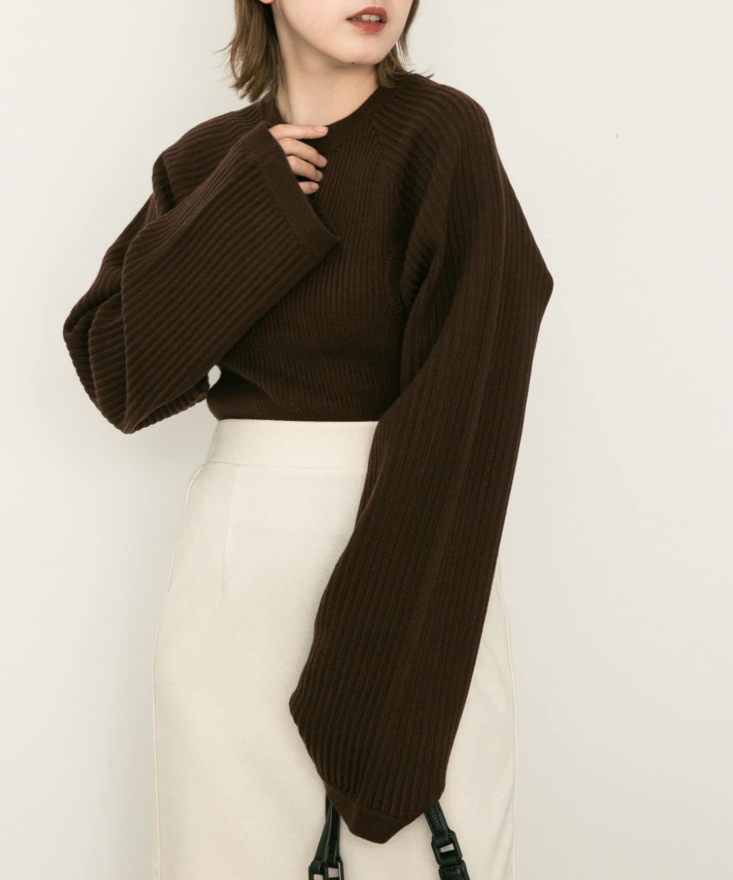 鏤空設計針織衫