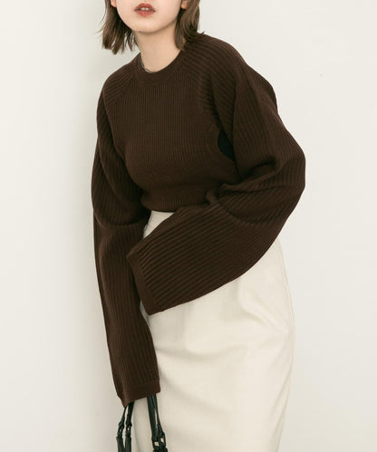 鏤空設計針織衫