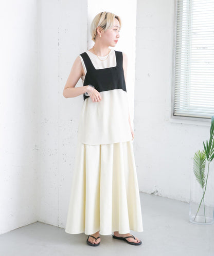 背部交叉針織吊帶背心