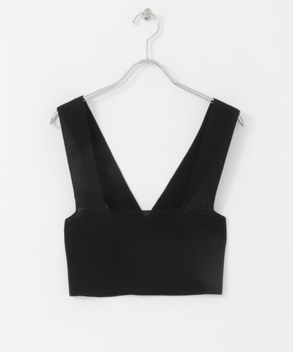 背部交叉針織吊帶背心