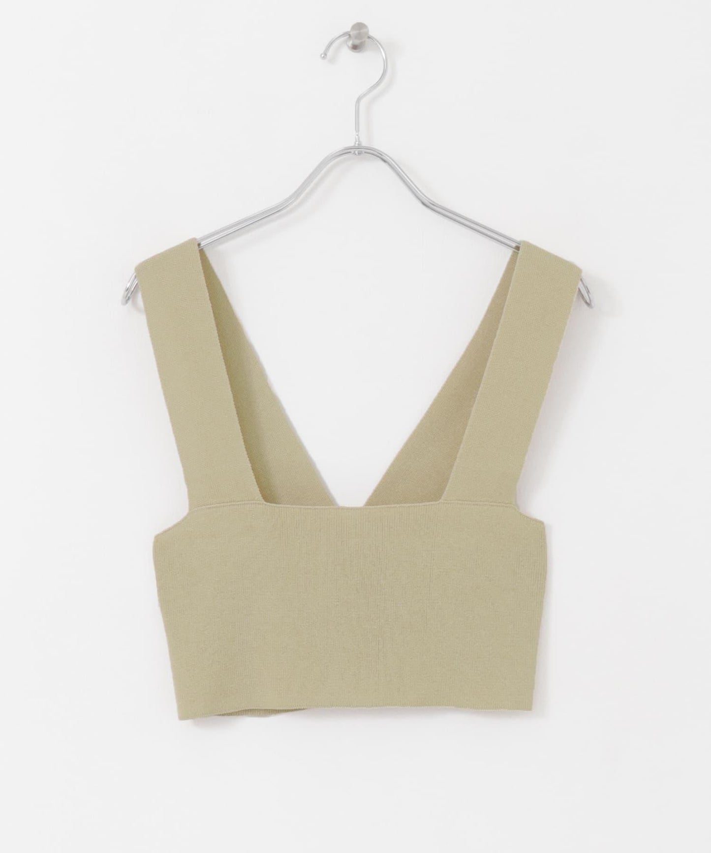 背部交叉針織吊帶背心