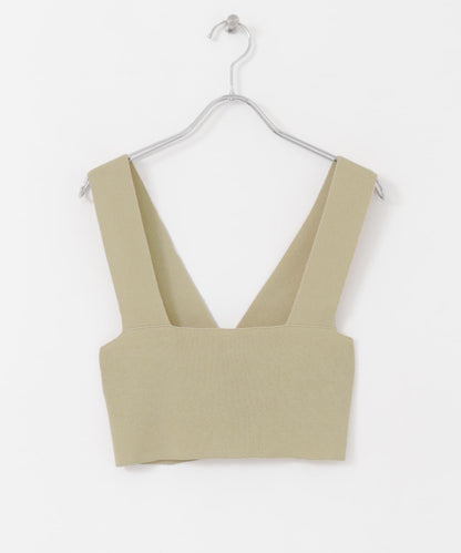 背部交叉針織吊帶背心