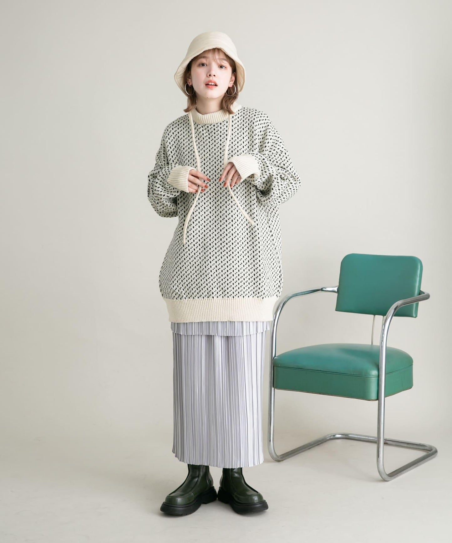 背部蝴蝶結裝飾漁夫帽