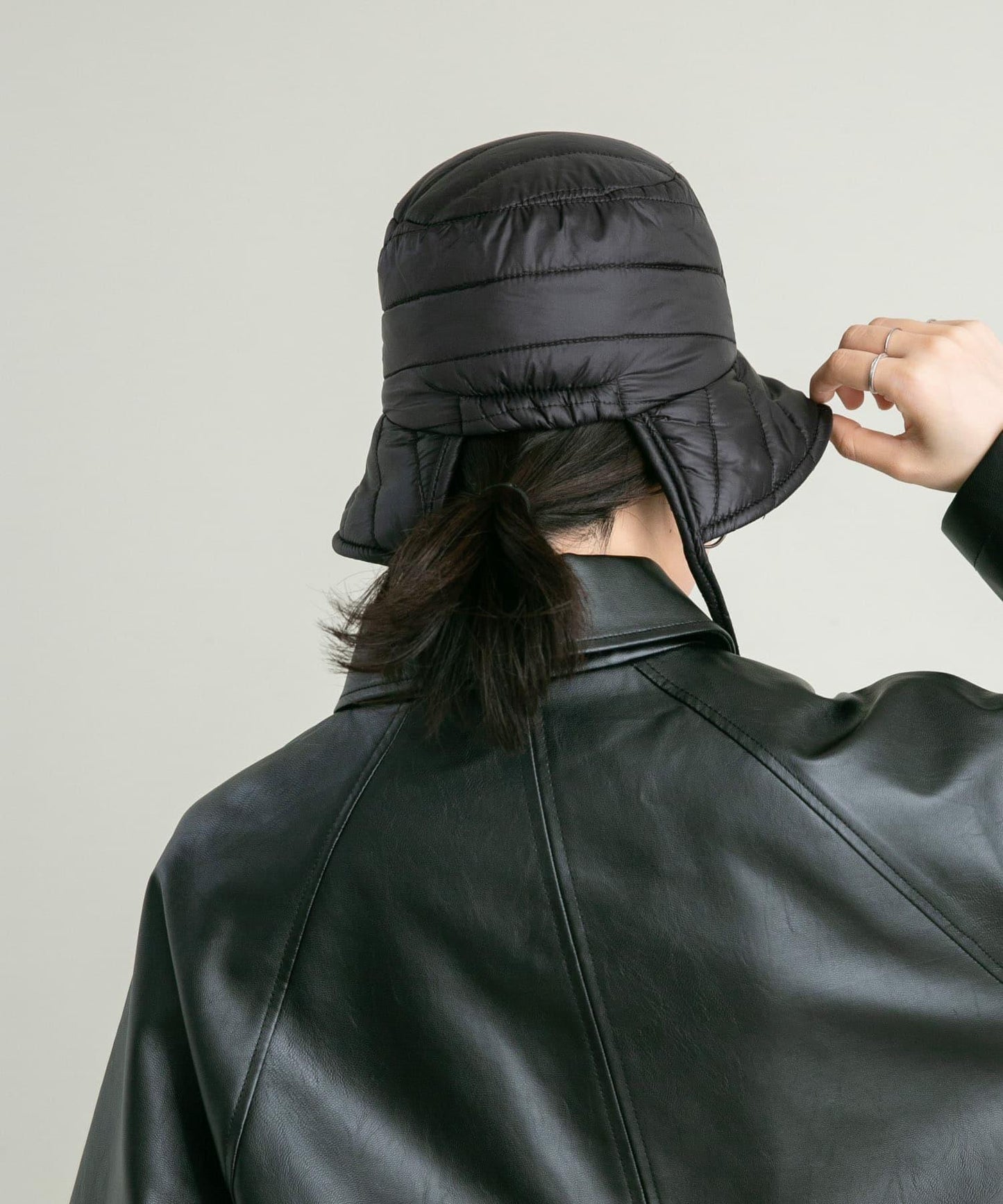 背部蝴蝶結裝飾漁夫帽