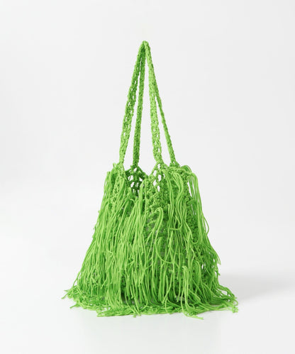 流蘇針織手提包