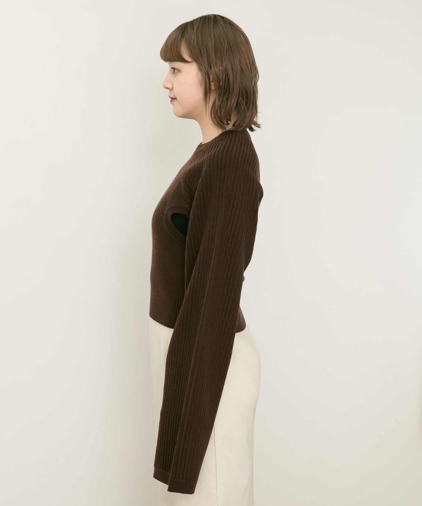 鏤空設計針織衫