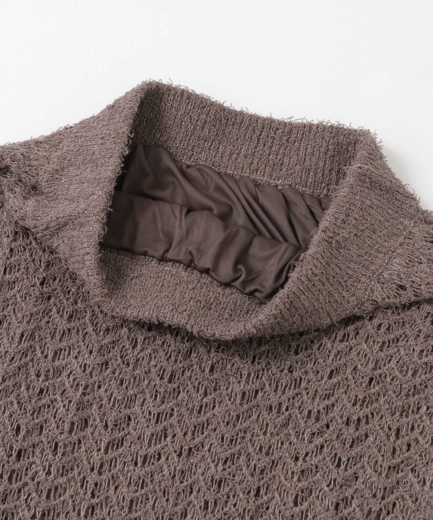 流蘇鏤空針織半身裙