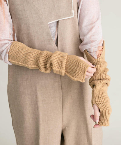 開叉羅紋袖套