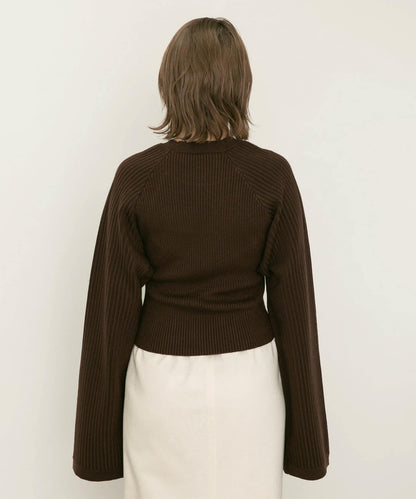 鏤空設計針織衫