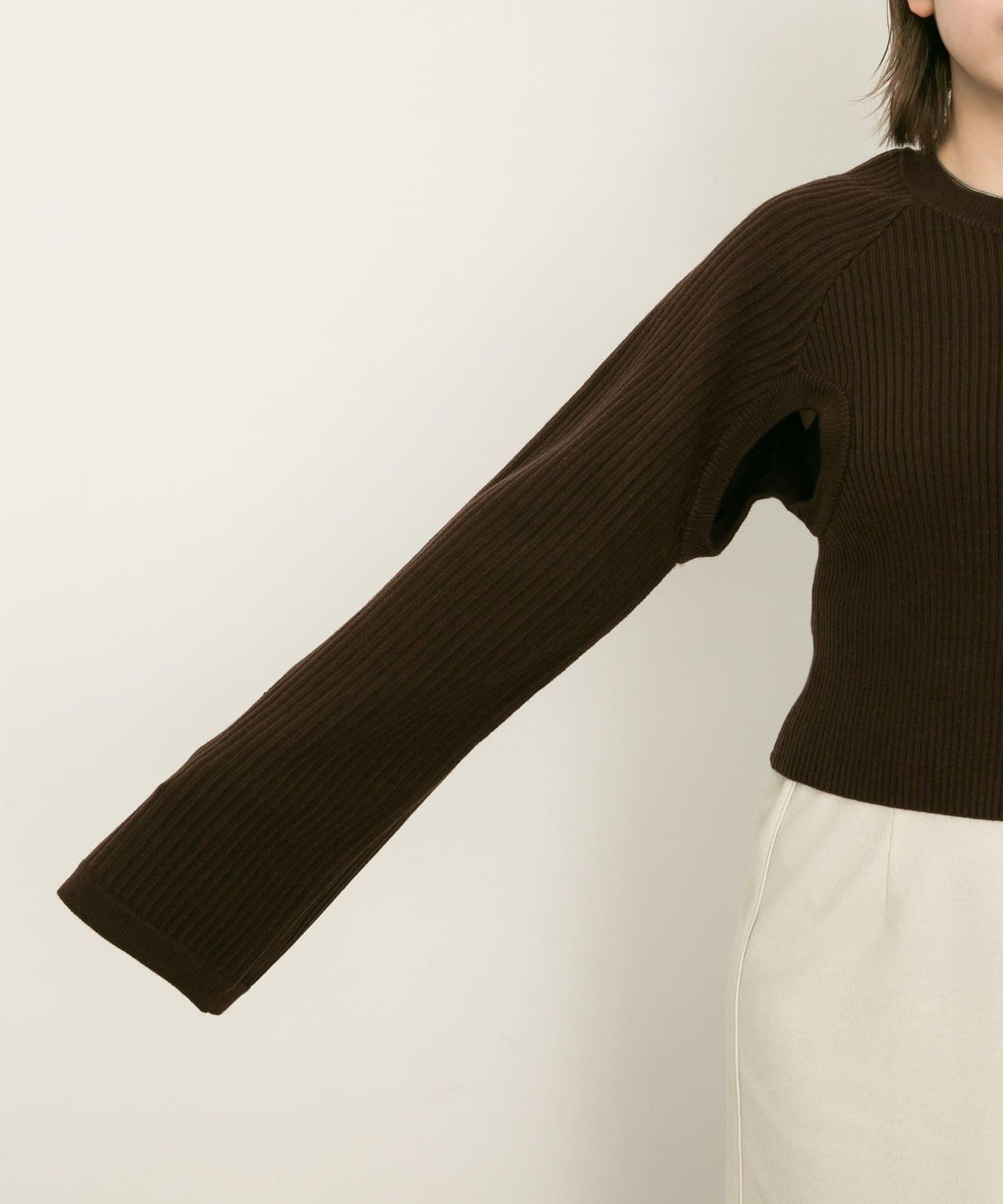 鏤空設計針織衫