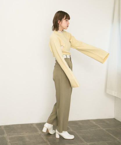 鏤空設計針織衫