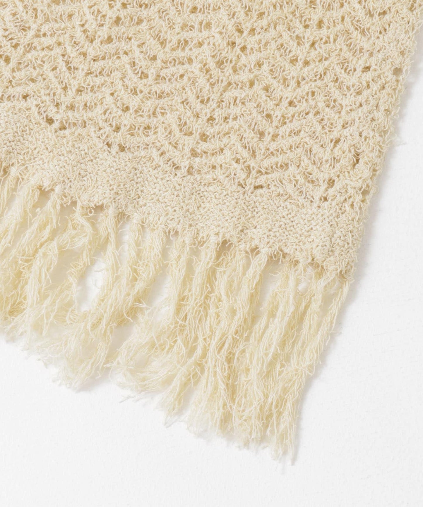 流蘇鏤空針織半身裙