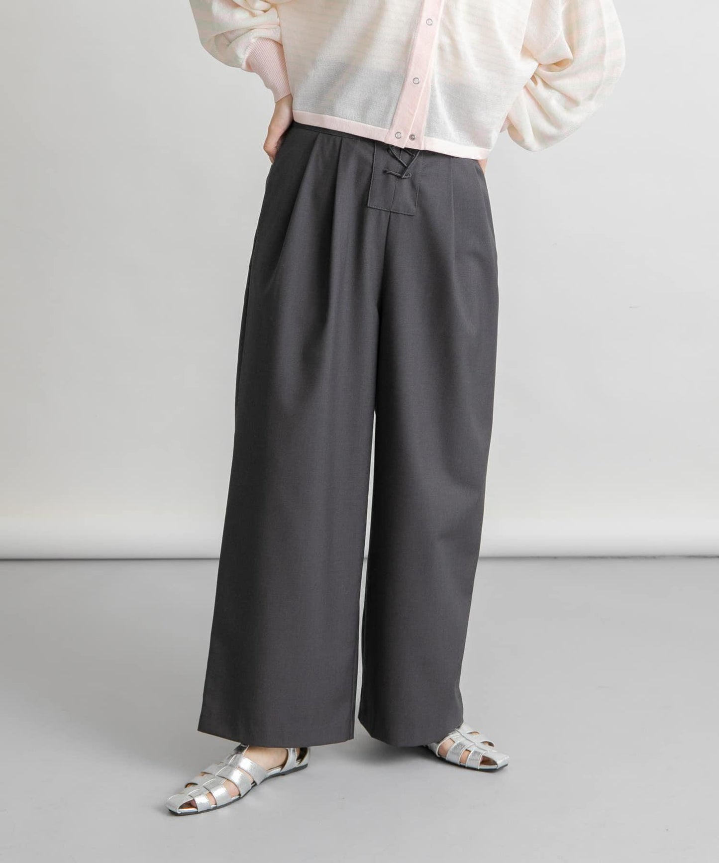 2尺碼可選蕾絲繫帶褲