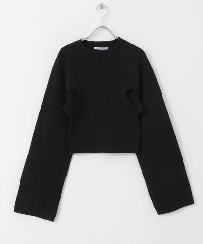 鏤空設計針織衫