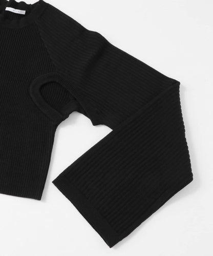 鏤空設計針織衫