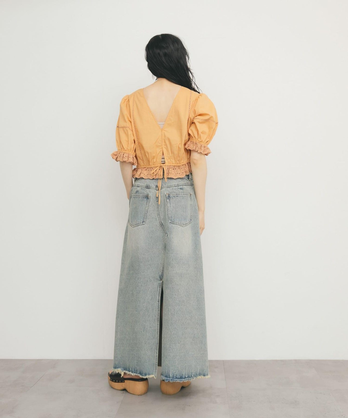 2WAY簡約蕾絲襯衫