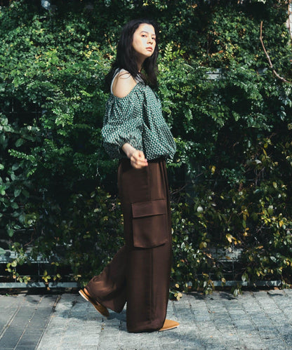 2WAY花卉印花襯衫