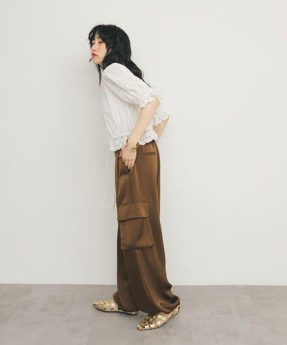 2WAY簡約蕾絲襯衫