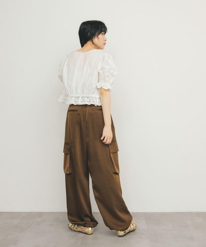 2WAY簡約蕾絲襯衫