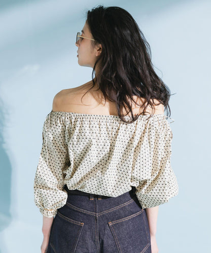 2WAY花卉印花襯衫