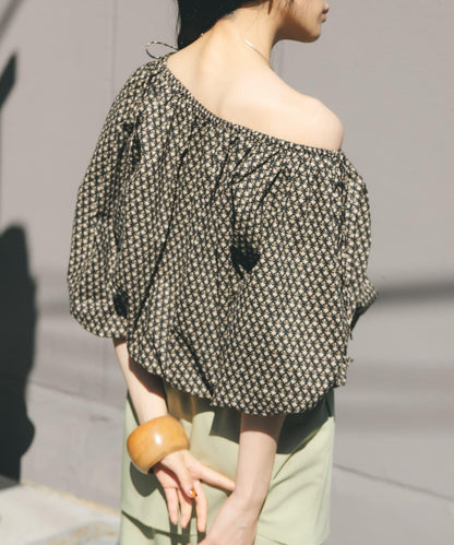 2WAY花卉印花襯衫