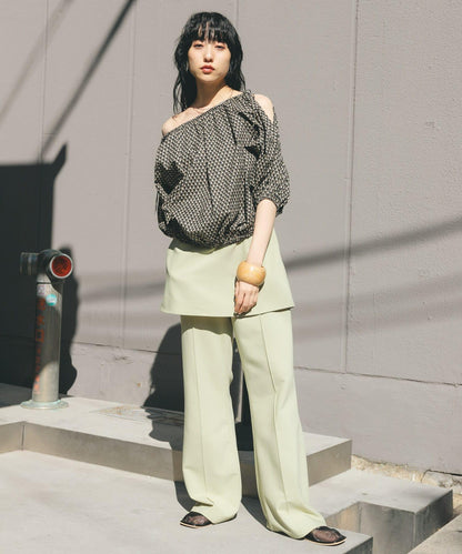 2WAY花卉印花襯衫