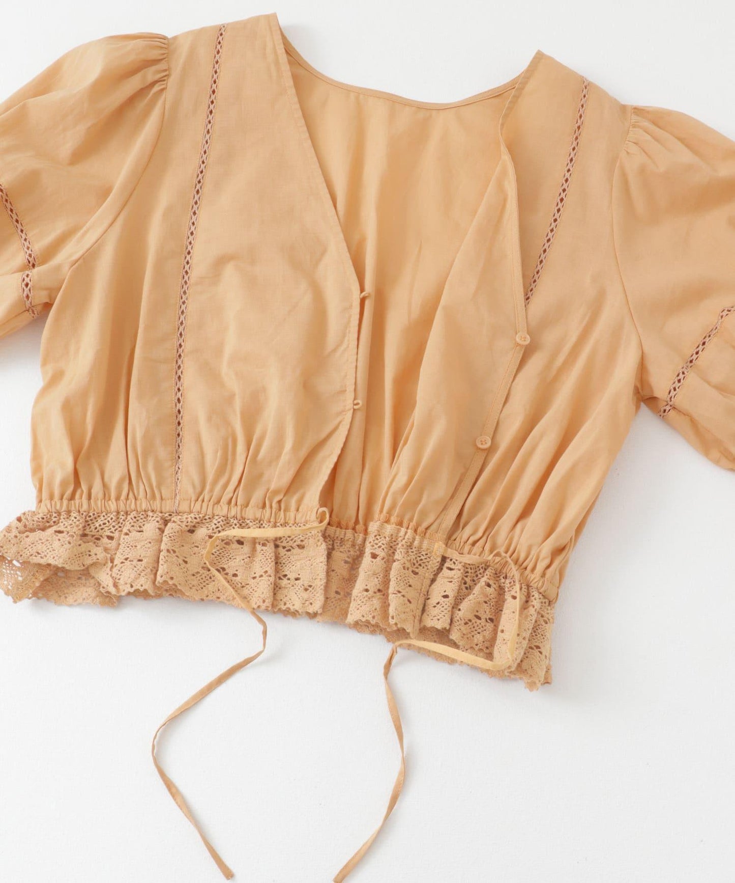 2WAY簡約蕾絲襯衫