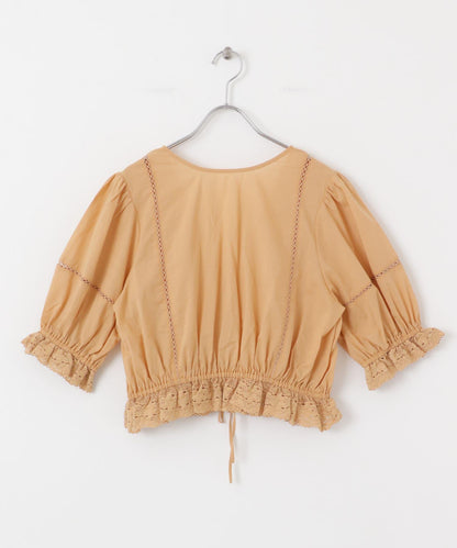 2WAY簡約蕾絲襯衫