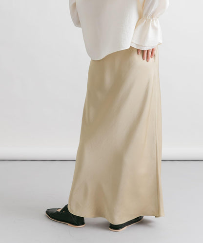 緞面修身半身裙