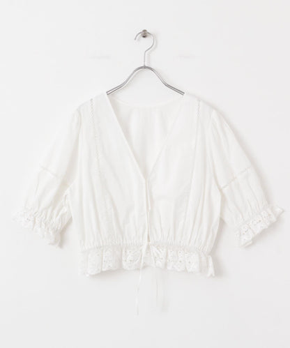 2WAY簡約蕾絲襯衫