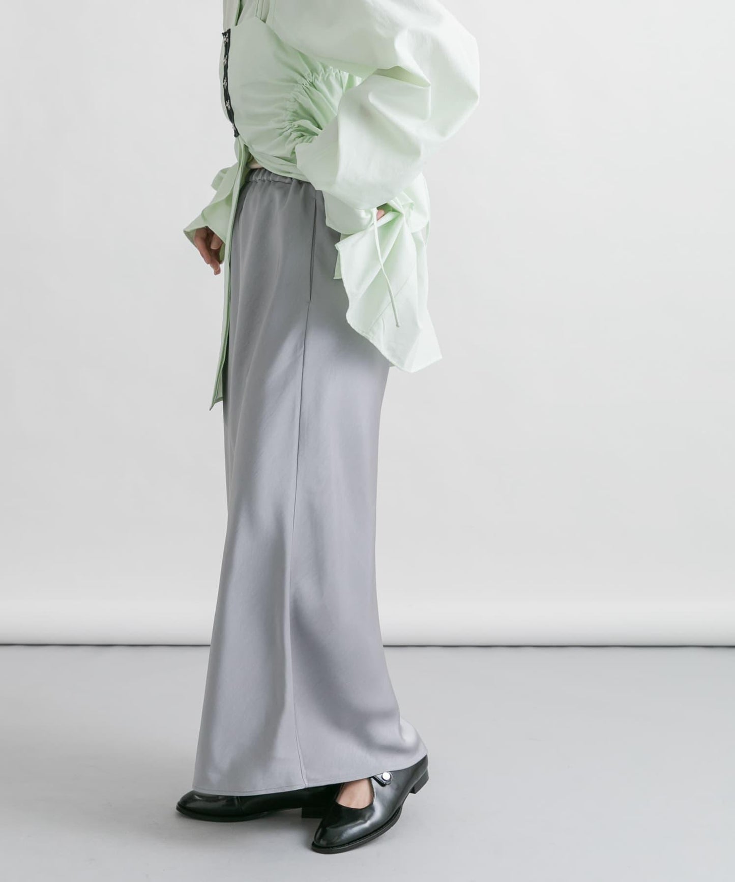 緞面修身半身裙