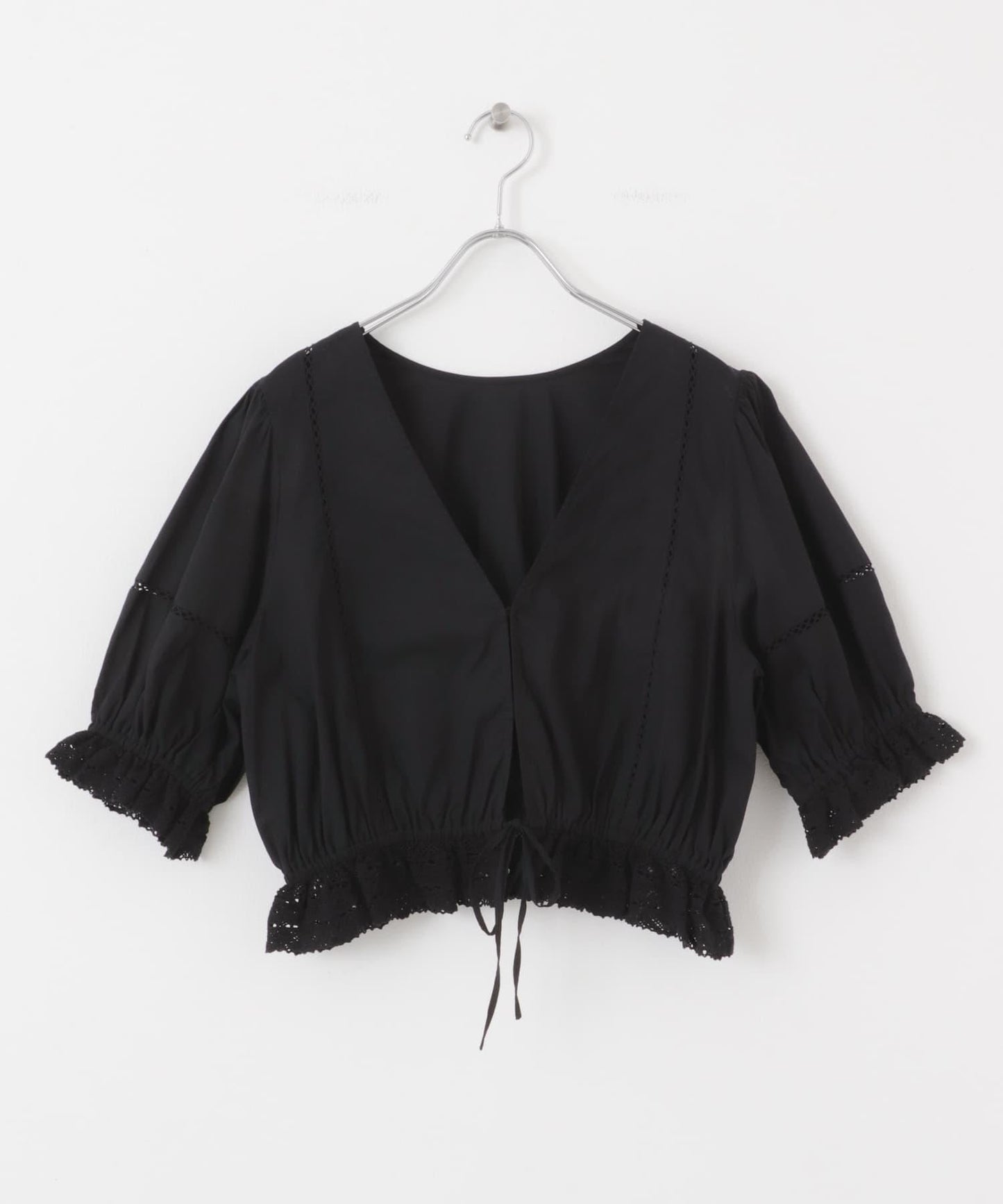 2WAY簡約蕾絲襯衫