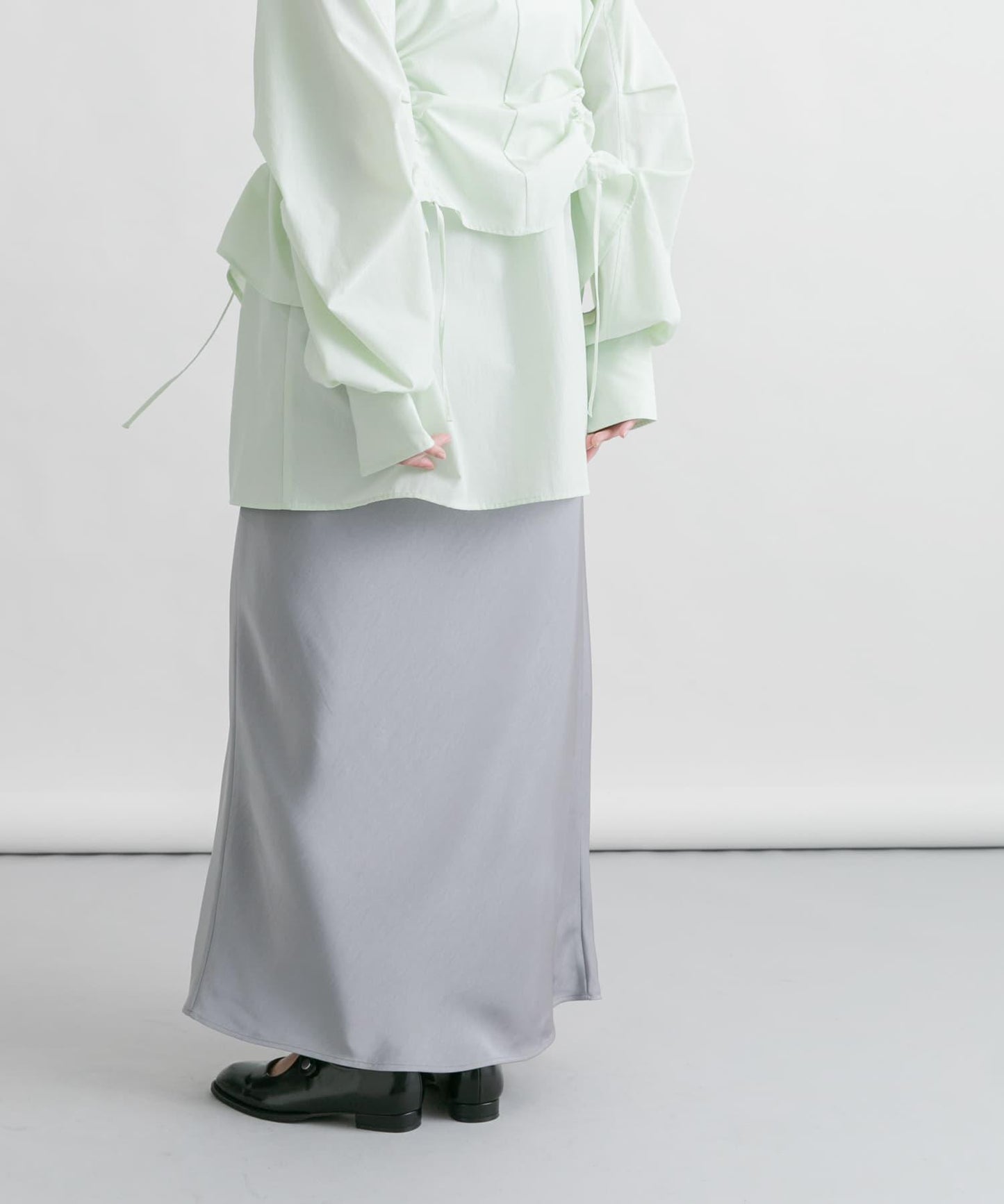 緞面修身半身裙