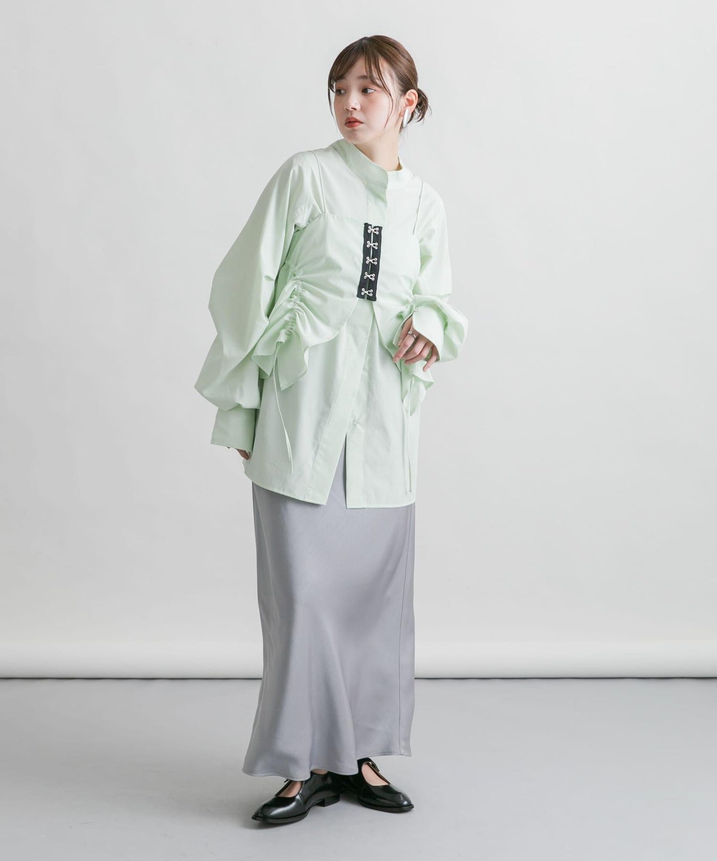 緞面修身半身裙