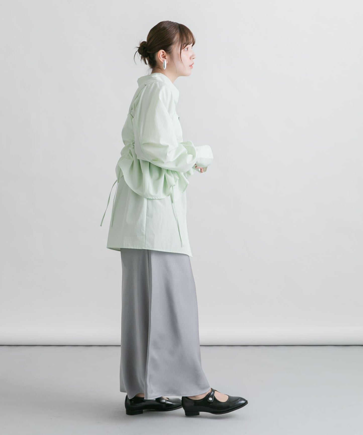 緞面修身半身裙