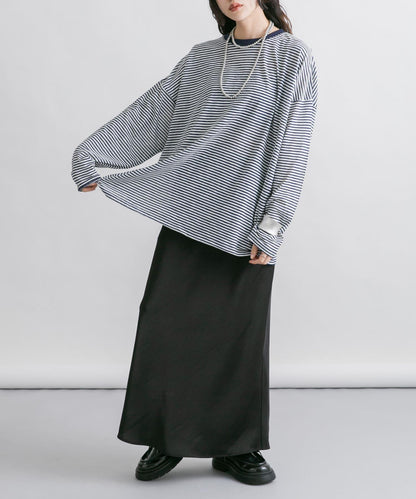 緞面修身半身裙