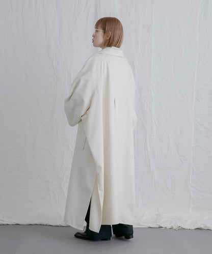 立領圈圈呢大衣