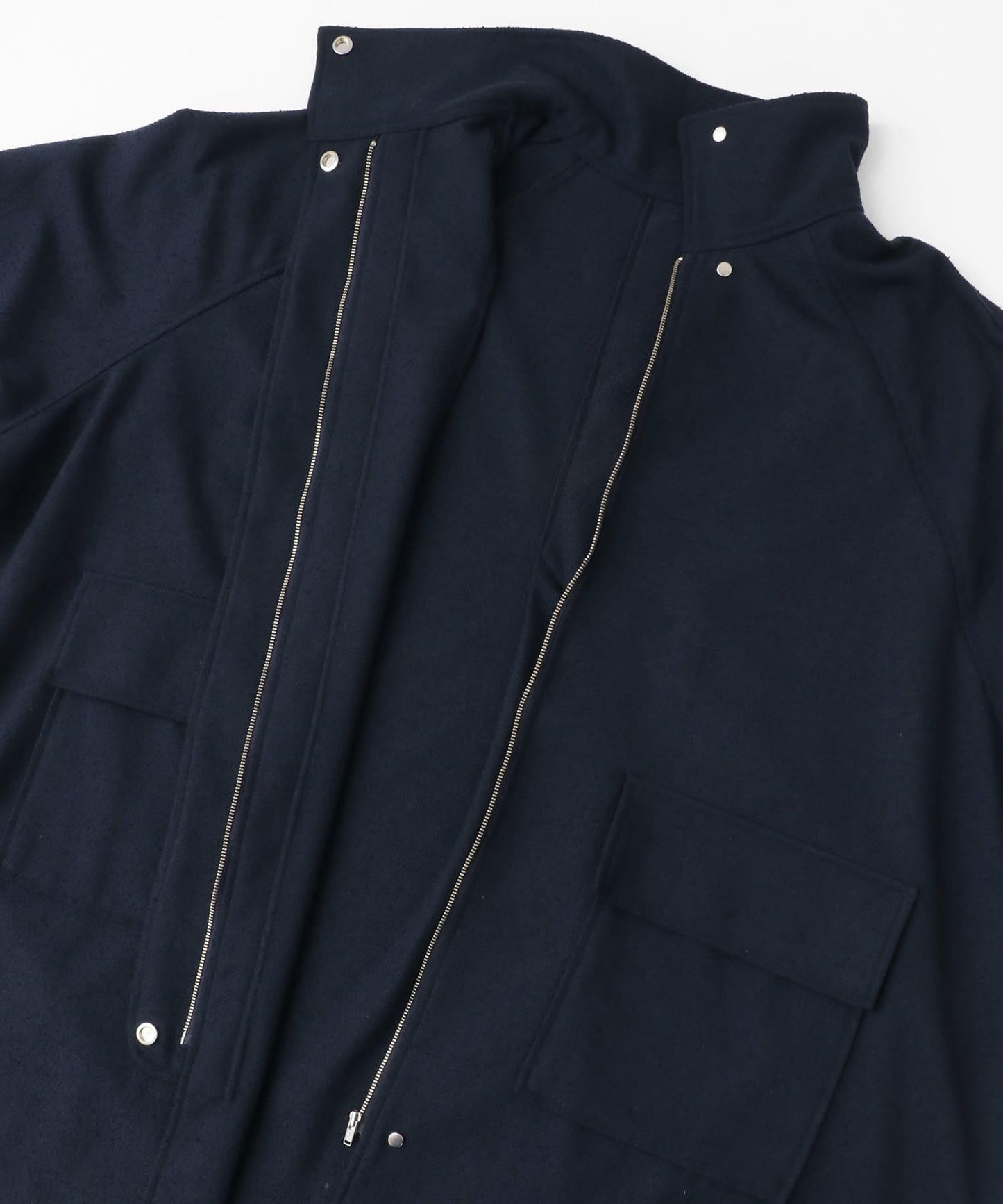 立領圈圈呢大衣