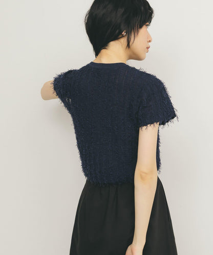 迷你流蘇針織T恤