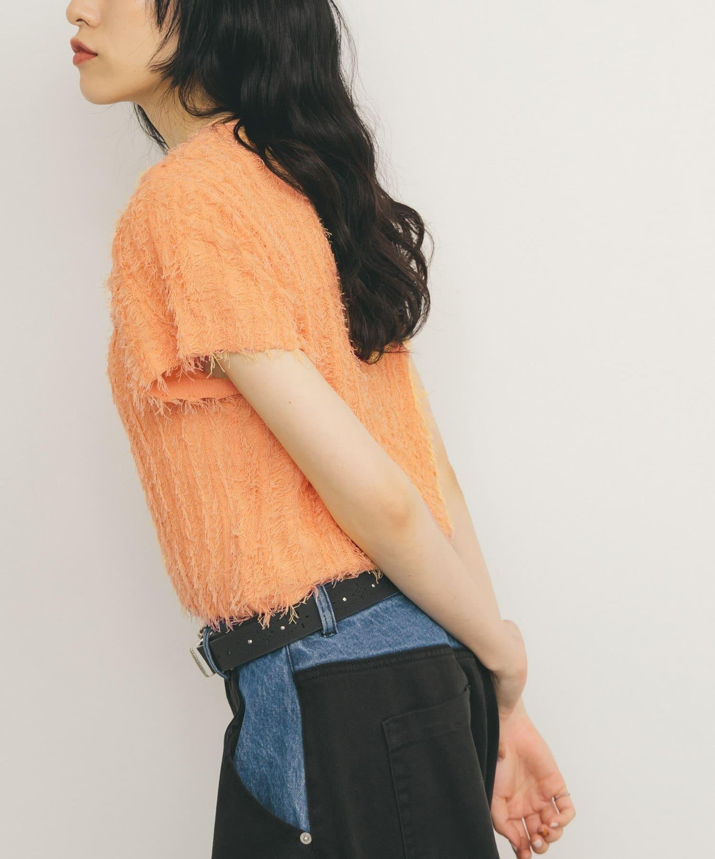 迷你流蘇針織T恤